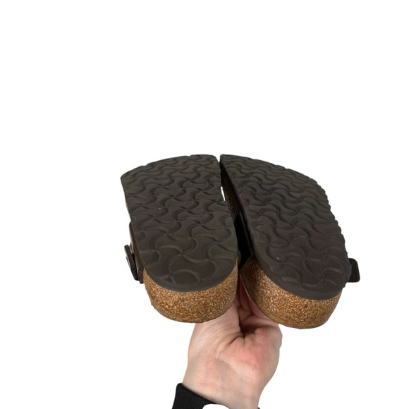 Birkenstock Women's Size 37‎ - US 6 L Gizeh Bronze Birko-Flor Sandals - Picture 8 of 8